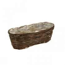 Istutuskori, kukkakoriste, puinen kori luonto L35cm 11,5cm 11,5cm