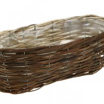 Istutuskori, kukkakoriste, puinen kori luonto L35cm 11,5cm 11,5cm
