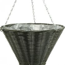 Kori vaalea kartiolaukku harmaa Ø35cm K37cm