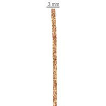 kohteita Kiiltävä koristeellinen nauha rullassa askarteluun ja koristeluun, 3 mm paksu, 20 m pitkä