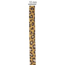 kohteita Kihara nauha, leopardikuvio, lahjanauha luovaan paketointiin, 10 mm, 100 m