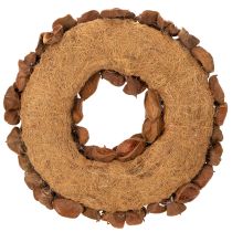 kohteita Kuivattu lootusseppele, koristeellinen oviseppele, 35cm