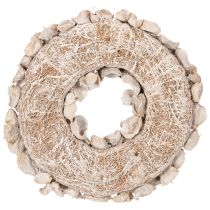 kohteita Kranssi lootuskukilla, luonnonkoriste, kuivakukat, 35cm