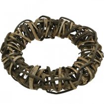 kohteita Köynnösseppele Ø30cm Luonnonvärinen oviseppele Koristeellinen seppele pajua Korkealaatuinen Käsintehty