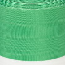 kohteita Moiré-seppelenauha 125 mm x 25 m vihreänä ja valkoisena, taftista kudottu nauha, kansallisnauha, koristenauha