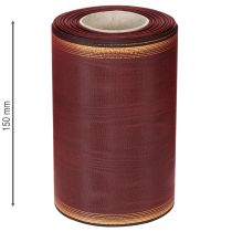 kohteita Seppelenauha Moiré 150mm Bordeaux taftinauhakoristelu