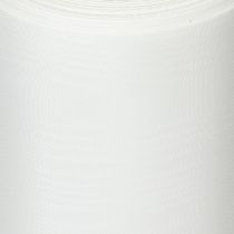 kohteita Valkoinen hautajaiskukkaseppelenauha, 175 mm leveä, 25 m pitkä, korkealaatuinen asetaattinauha
