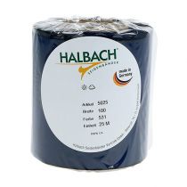 kohteita Sininen satiinikranssinauha, 100 mm x 25 m, surunauha, koriste, ympäristöystävällinen