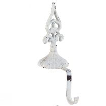 kohteita Valurautainen seppeleteline Sims Shabby Chic White -kameralle, korkeus 29 cm
