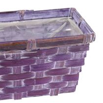 Sirukori neliö purppura / valkoinen / pinkki 6kpl