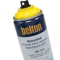 Belton vapaa vesilakka keltainen korkeakiilto spray rapsinkeltainen 400ml