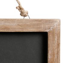 kohteita Liitutaulu vintage-puulevyn ripustamiseen luonnollinen 40×30cm