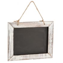 kohteita Liitutaulu ripustamiseen vintage musta valkoinen 24,5×20cm 2kpl