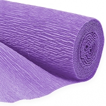 Kukkakaupan kreppipaperi violetti 50x250cm