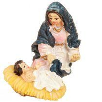 kohteita Seimihahmot setti 11 värikästä käsinmaalattua hahmoa 3,5-9,5 cm