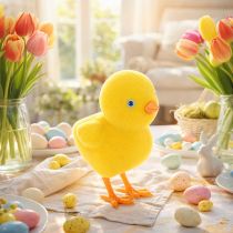 kohteita Tipukoriste pääsiäiseen, pöytäkoriste, uudelleenkäytettävä olohuoneen koriste, 16 cm, 2 kpl