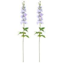 kohteita Tekokukat Delphinium Vaalea Purple varressa 90cm 2kpl