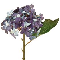 kohteita Keinotekoinen hortensiakoriste, tekokukka, sininen, violetti, 34 cm, 2 kpl