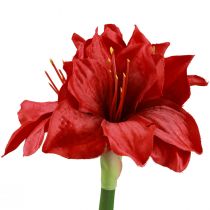 Keinotekoiset Amaryllis joulukukat Punaiset tekokukat L40cm