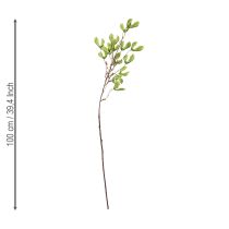 kohteita Keinotekoinen sycamore-hedelmien oksa keltavihreä 100cm 3kpl