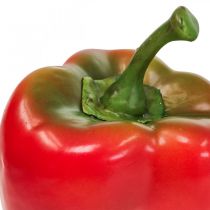 Keinotekoinen kasvis Deco Pepper Red Green Ø 8cm K13cm