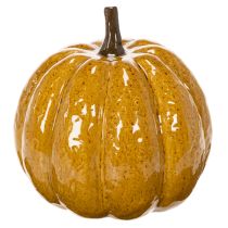 kohteita Keraaminen kurpitsa kasvoilla, LED-koriste, Halloween, 19 cm