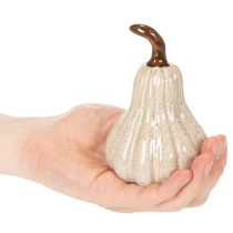 kohteita Koristeellinen keraaminen kurpitsa, syksyinen pöytäkoriste, 12 cm