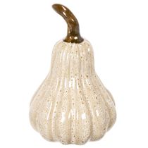 kohteita Koristeellinen keraaminen kurpitsa, syksyinen pöytäkoriste, 12 cm