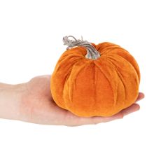 kohteita Kangaskurpitsa pöytäkoristeeksi, syyskoriste, 13 cm, 3 kpl