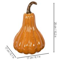 kohteita Keraaminen kurpitsa syksyinen pöytäkoriste 26cm