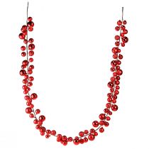 kohteita Punainen joulupalloseppele 160 cm joulukuusen seppele