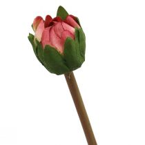 kohteita Tekokukka daalia vaaleanpunainen kukka silmulla H57cm