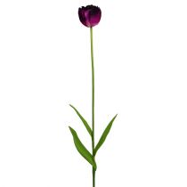 Keinotekoiset kukat tulppaanit violetti-vihreä 84cm - 85cm 3kpl