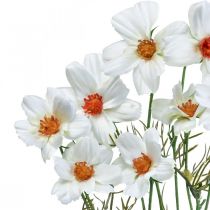 kohteita Tekokukat Cosmea valkoiset silkkikukat H51cm 3 kpl