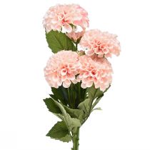 kohteita Keinotekoiset dahlia tekokukat vaaleanpunaiset, 5 kukkaa 50cm