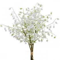 Tekokukat, tekokielot koristeet valkoinen 38cm 5kpl