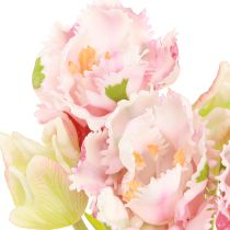 kohteita Tekokukkakimppu 5 papukaija tulppaanit Tekotulppaanit 40cm
