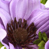 kohteita Tekokukkakimppu Anemone Windflower Blue Purple L28cm