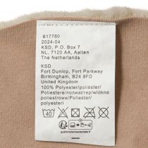 kohteita Tekoturkis koristeturkis pyöreä pöytäjalka turkismatto beige Ø38cm