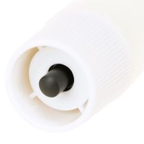 kohteita LED-kynttilät, valkoiset, kartiomaiset, vahaiset, lämmin valkoinen, 24,5 cm, 2 kpl