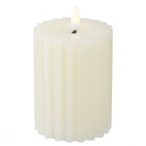 kohteita LED-kynttilät ajastimella vahaurakynttilät 7,5/10cm kerma 2 kpl