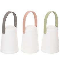 kohteita Kahvallinen LED-valaisin, kannettava ulko- ja sisäkäyttöön, 22 cm, 3 kpl