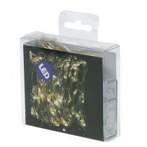 kohteita LED-keijuvalot 20 sisäkäyttöön, 2 m, lämmin valkoinen, ajastin, paristokäyttöinen, 6 kpl