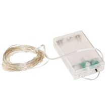 kohteita LED-keijuvalot 40 mikro-LEDiä lämpimän valkoista ajastimella paristokäyttöinen 6 kpl