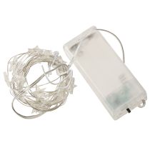 kohteita LED-keijuvalot tähtikuviolla, 20 mikro-LEDiä, lämmin valkoinen ajastin, 6 kpl