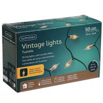 kohteita LED-keijuvalot ajastimen akulla sisällä 50 LED 490cm