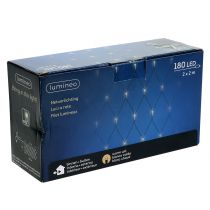 kohteita LED valoverkko 180 lämmin valkoinen 2m x 2m ulkokäyttöön