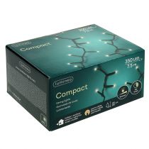 kohteita LED riisi valoketju 350 vihreä, lämmin valkoinen ulkokäyttöön 7,5m