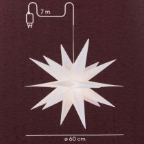kohteita LED-tähti Joulutähti Lämmin valkoinen Ajastin Ulkokäyttöön 60 cm