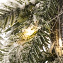 kohteita Keinotekoinen lumikasvi, LED-joulukuusi juuttisäkissä, paristokäyttöinen, sisäkäyttöön, 50 cm